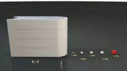 Tecpro Barrier 3D Print 1/12 scale model 3D print model