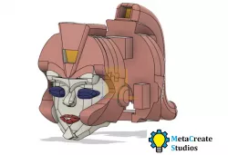TF Ariel head replacement for Earthrise/Kingdom Arcee