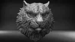 The Bengal Tiger Bust STL
