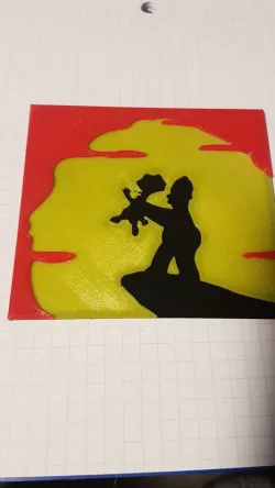 the simpsons homer choking bart mural