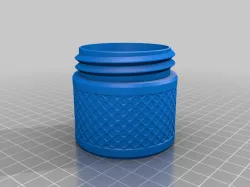 Threaded container