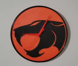 Thundercats logo clock