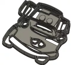 Tow Mater cookie cutter