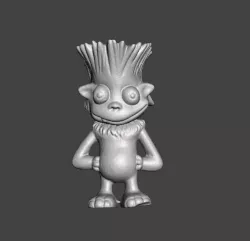 TOY FIGURE OF THE CARTOON THE LUNNIS CHILDREN'S .STL .OBJ