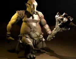 Troll - with Rock Bludgeon