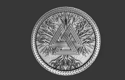 Valknut pendant