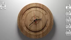 Wall Clock 1 CNC Model 3D model