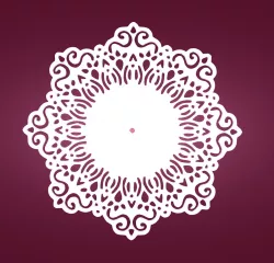 Wall clock base