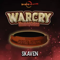 WARCRY Warband Nameplates CHAOS SKA VEN