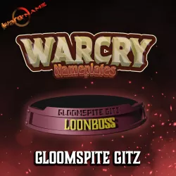 WARCRY Warband Nameplates DESTRUCTION GLOOMSPITE GITZ