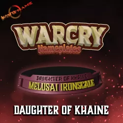 WARCRY Warband Nameplates ORDER DAUGHTER OF KHAINE