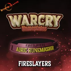 WARCRY Warband Nameplates ORDER FIRESLAYERS