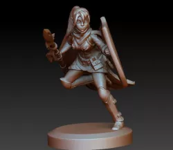 Warrior elf spearmaiden