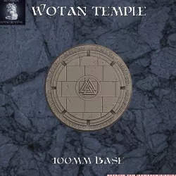 Wotan Temple 100mm base (pre-supported)