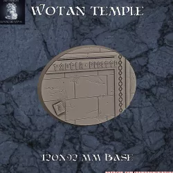 Wotan Temple 120x92mm base (pre-supported)