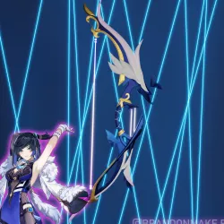 Yelan Bow for Cosplay - Aqua Simulacra - Genshin Impact