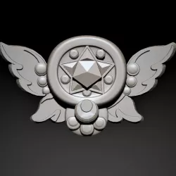 3D Sailor Moon Symbol