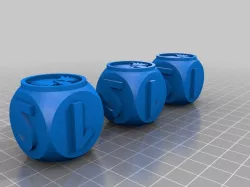 40K Blood Angels Space Marines Dice