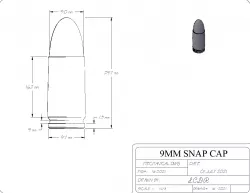 9mm Snap Cap