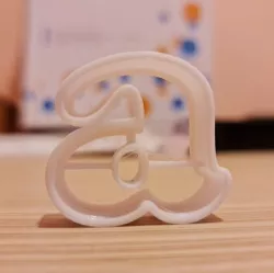 A to Z cookie cutter/playdough cutter set - small letters
