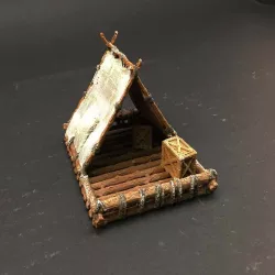 Adventurer's Raft for 28mm miniature gaming