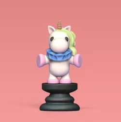 Alice chess - Side A - Knight - Unicorn