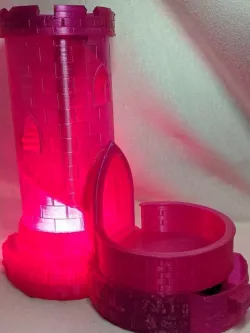 Another Dice Tower lit base and dice drawer
