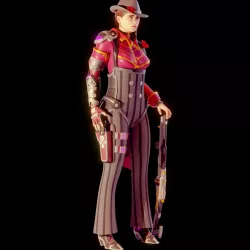 Ashe Gangster Skin from Overwatch
