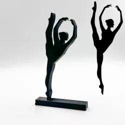 BALLERINA STATUE sculpture figure effigy statuette figurine