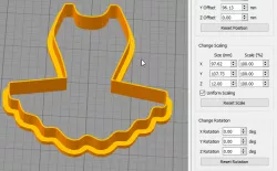 Ballet Dress cookie cutter