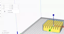 Base piece for cutting potatoes