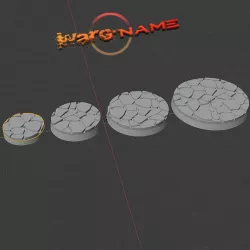 Bases topper cobblestone 25mm 32mm 40mm 50mm