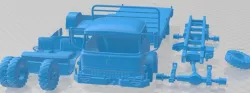Bedford MK 1972 Printable Truck