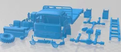 Bedford MK 1972 Printable Truck
