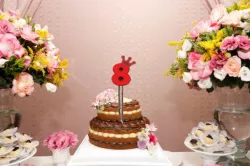 Birthday cake topper Number 8