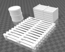 Bits (pallet, barrel, ammo box)