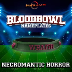 BLOODBOWL 2020 NAMEPLATES NECROMANTIC HORROR (includes starplayers)