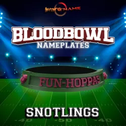 BLOODBOWL 2020 NAMEPLATES SNOTLINGS (includes starplayers)