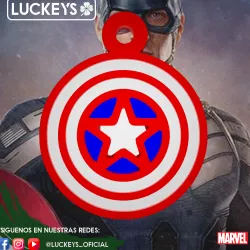 Captain America Shield Keychain