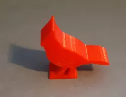 Cardinal (Bird) Meeple Game Piece