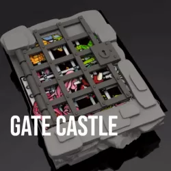 CASTLE GRAYSKULL DUNGEON GRILLE- MASTERS OF THE UNIVERSE