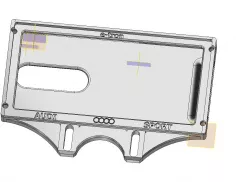 Cell phone dash holder Fanatec GT DD Pro in Audi design