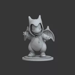 Charmander in kigurumi - 3d model for printing