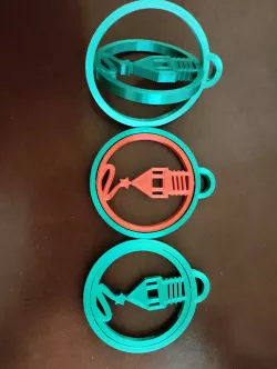 Christmas tree spinning ornament