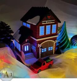 Christmas Village - Individual buildings - The Fire Station