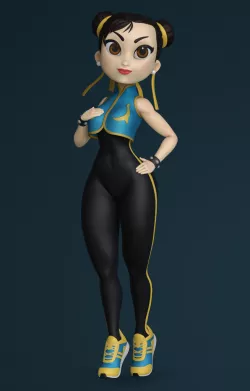 Chun-li Cartoon