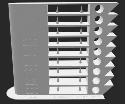 Compact Temp & Stringing Tower Calibration PLA, PLA+, PETG, TPU, ABS