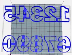 Cookie cutter numbers