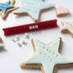 Cookie Stamp  Alphabet number and symbols