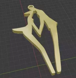 Couple kissing - keychain
